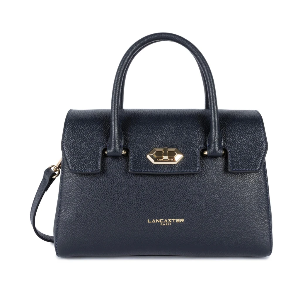 Lancaster Blue Handbags, Female, One Size, Flap Handbag With Metal Clasp