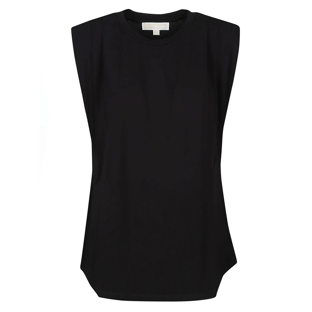 Michael Kors Svart Ärmlös T-Shirt Black, Dam