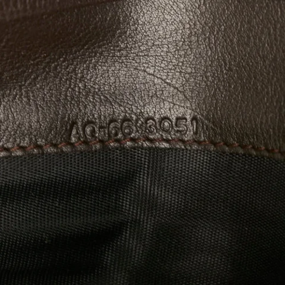 Salvatore Ferragamo Pre-owned Leather wallets Brown Dames