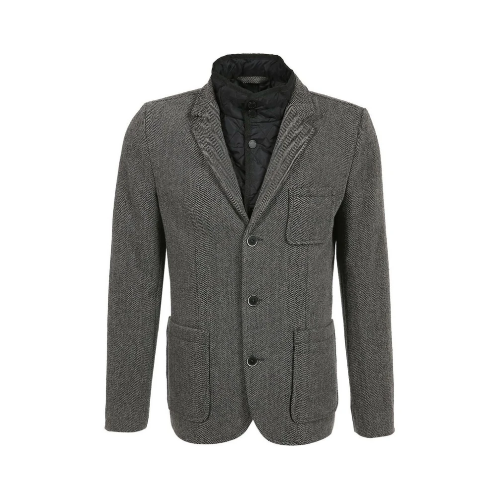 S.Oliver Slim Fit Jacket Gray Heren