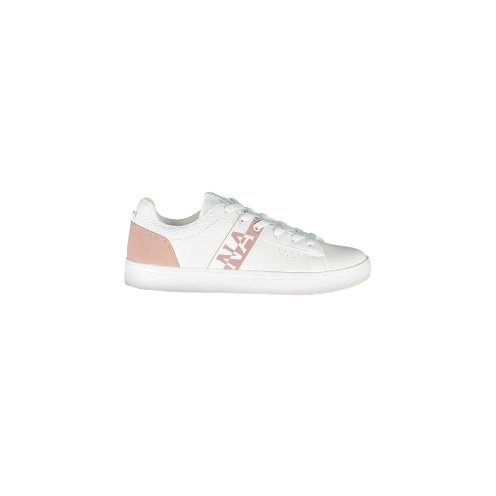 Napapijri Casual Leather Trainers - Female - Sneakers - White - 4 Uk - Shoes