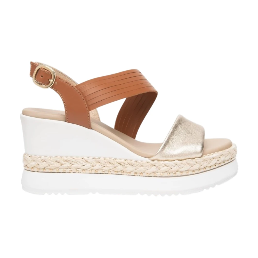 Nerogiardini Multicolor Wedges, Female, 5 Uk, Wedge Sandal