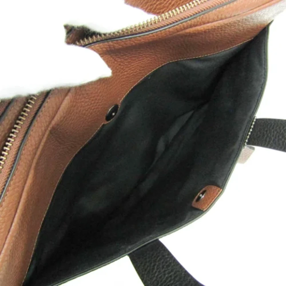 Coach Pre-owned Leather shoulder-bags Brown Dames