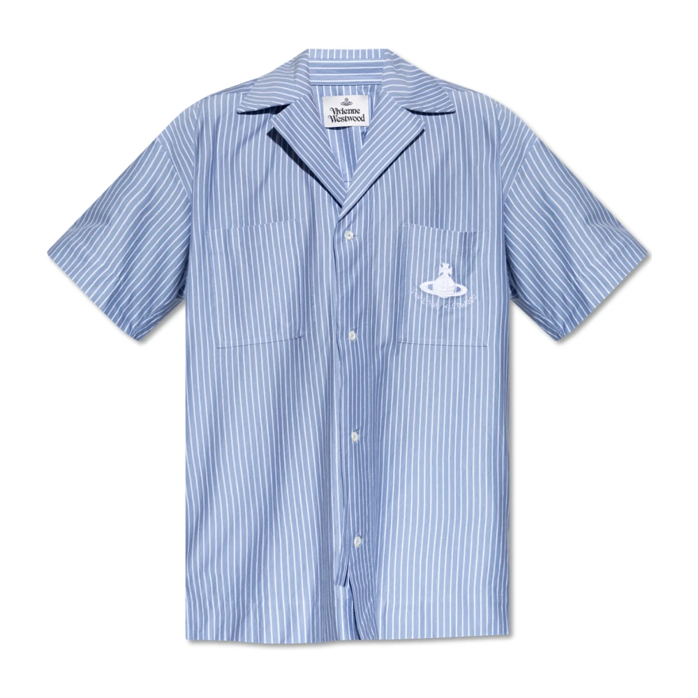 Vivienne Westwood Shirt Camp Blue Heren