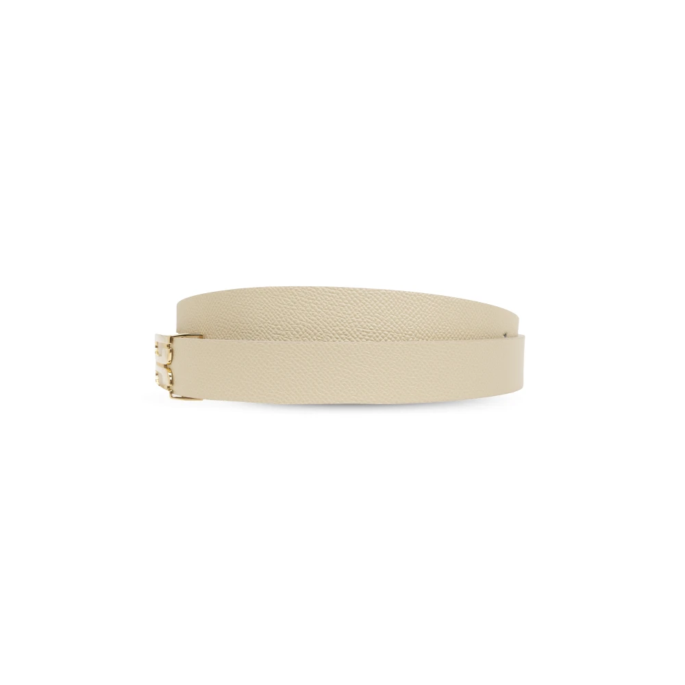 Victoria Beckham Leren riem Beige Dames