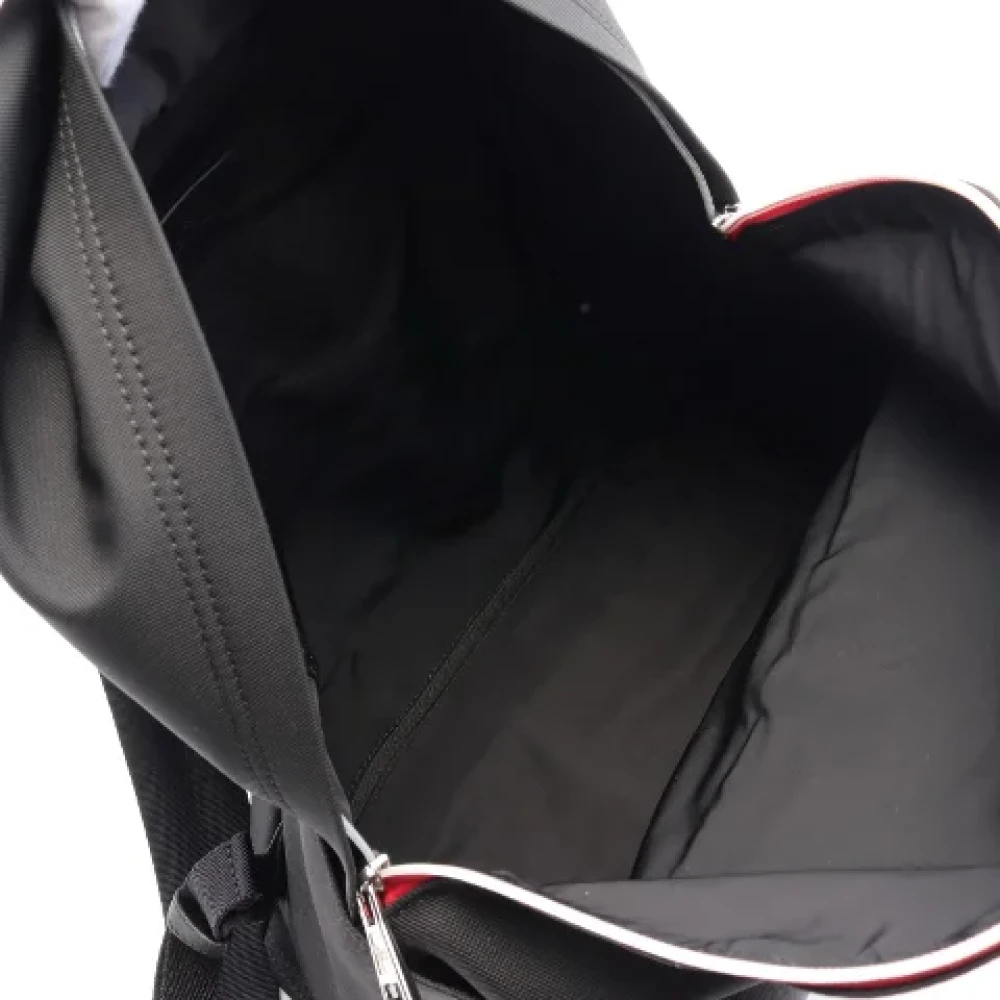 Moncler Pre-owned Canvas backpacks Black Dames