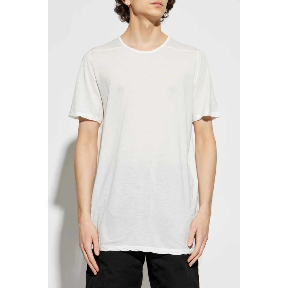 Rick Owens Katoenen T-shirt White Heren