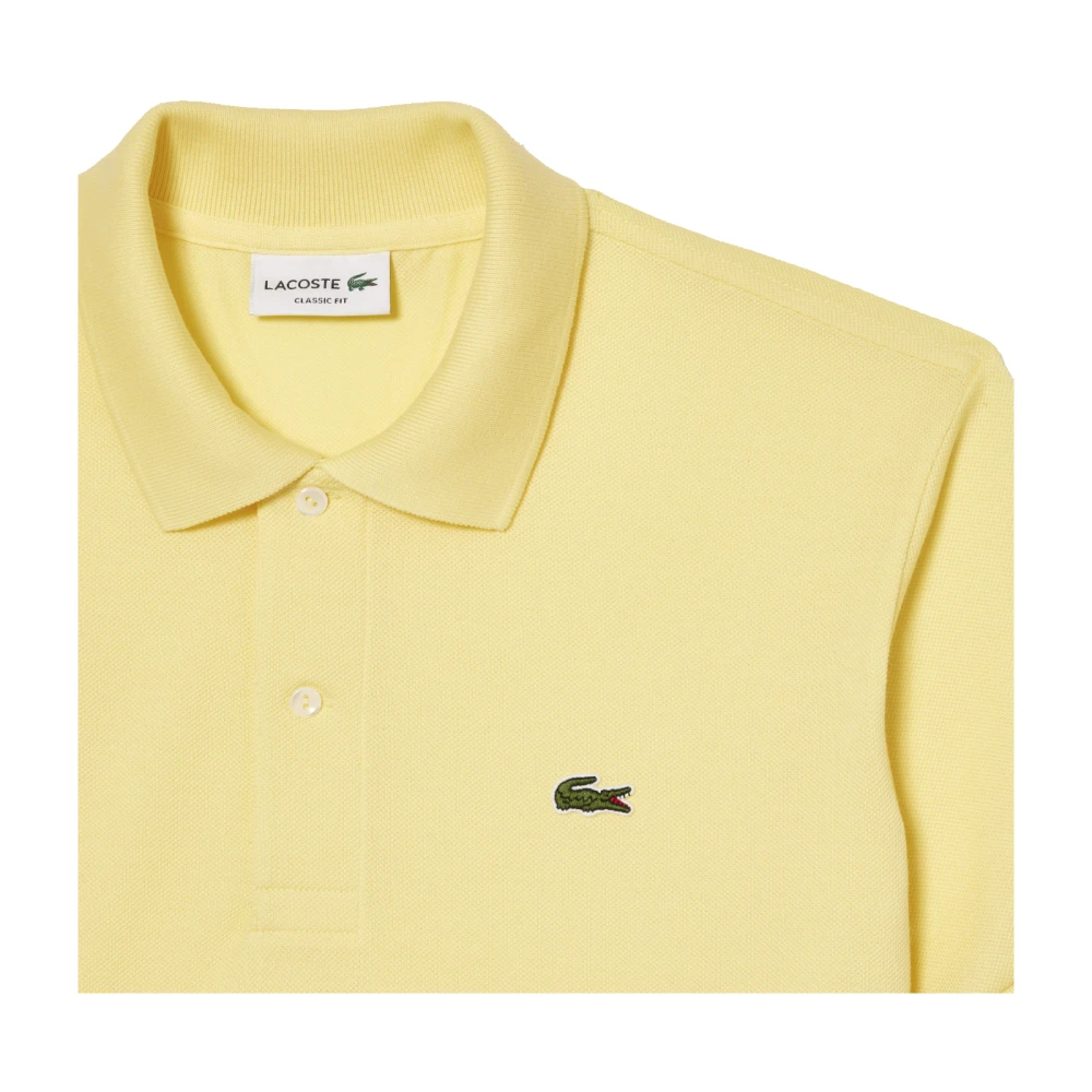 Lacoste Klassieke L12.12 Polo Geel Yellow Heren