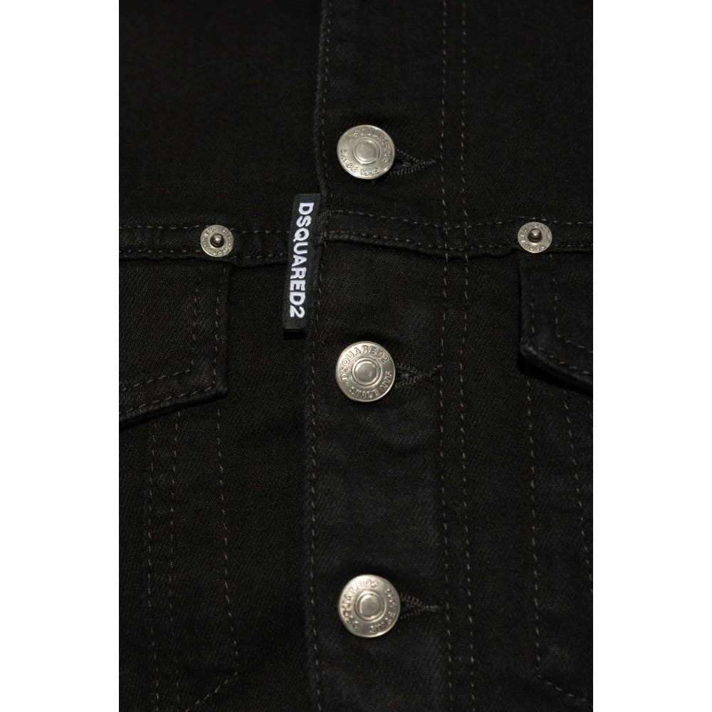 Dsquared2 Denim jurk Black Dames