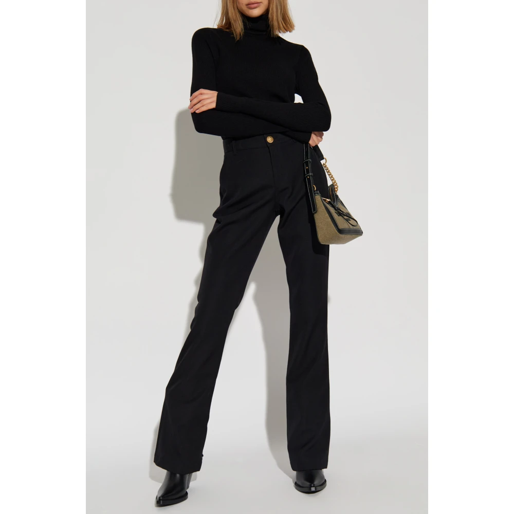Balmain Wollen coltrui Black Dames