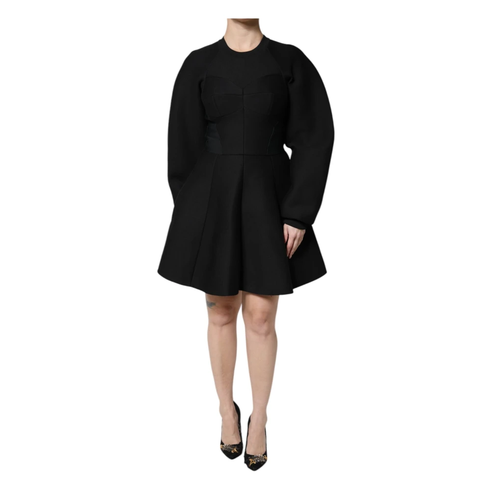 Dolce & Gabbana Women's Black A-Line Mini Dress - Short Dresses - Xs - Dresses
