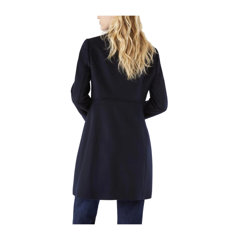 Pennyblack Wollen jas Liz slanke silhouet Blue Dames