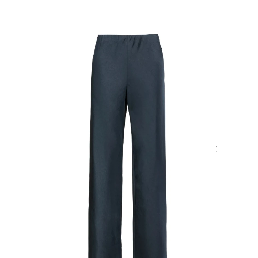 Vince Wijde Satijnen Broek Gray Dames