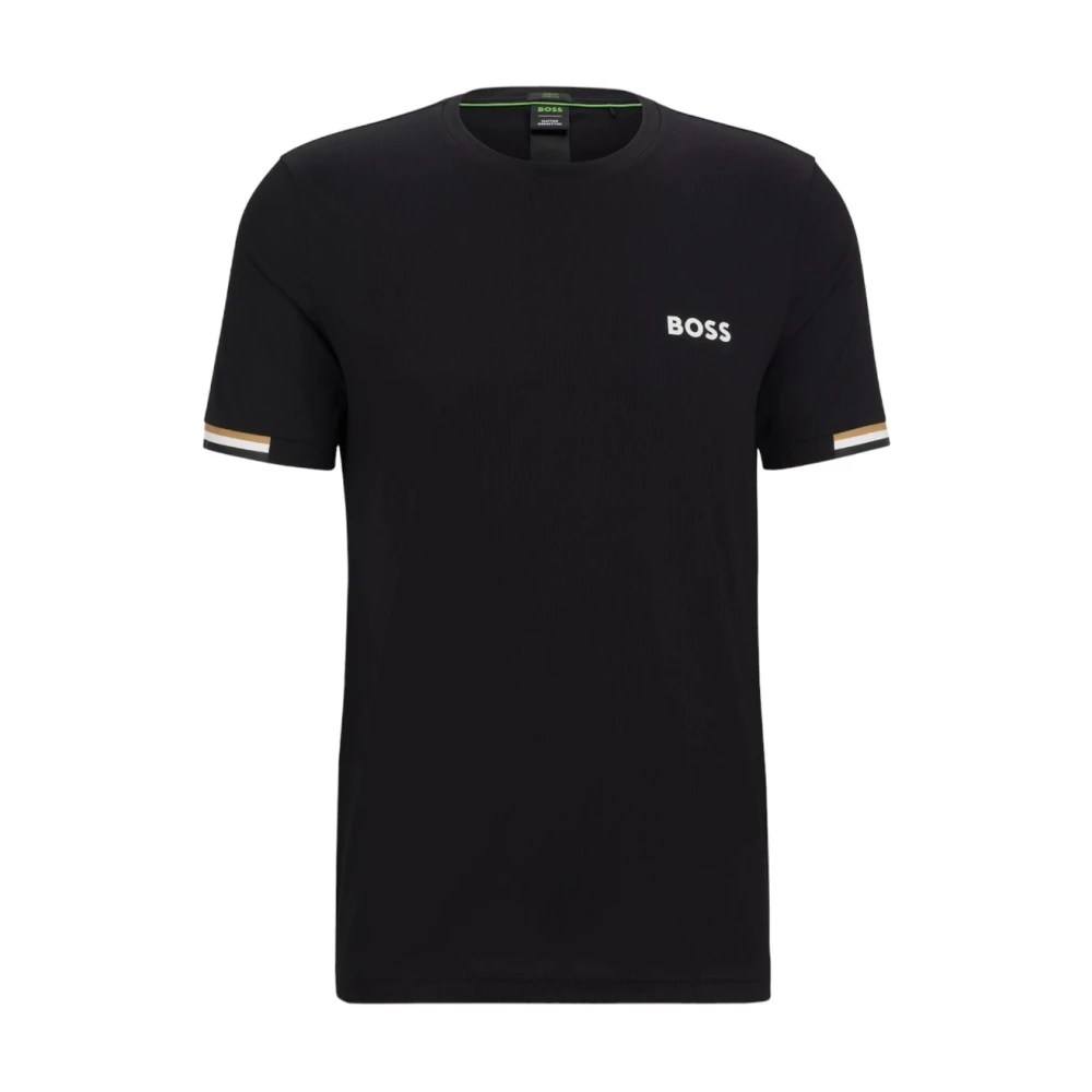 Boss Zwarte T-shirts en Polos Collectie Black Heren