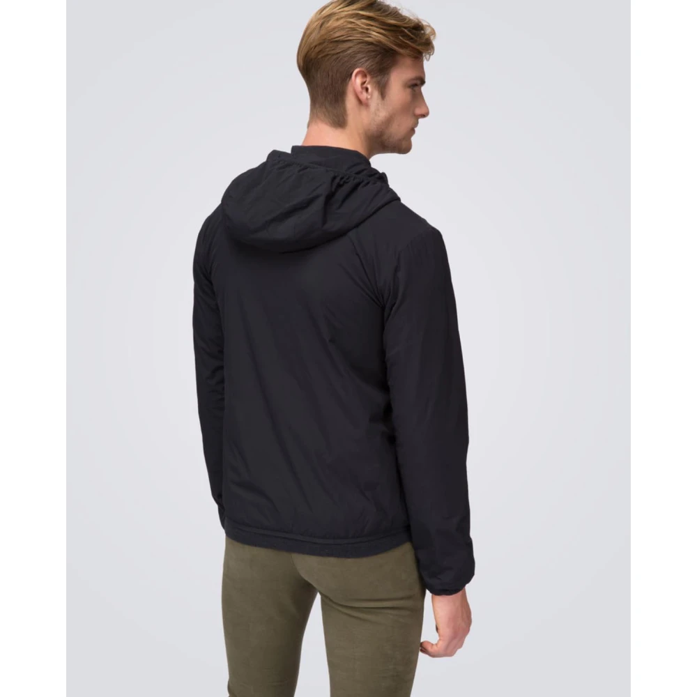 Aspesi Comfort Cappuccio Hoodie Blue Heren