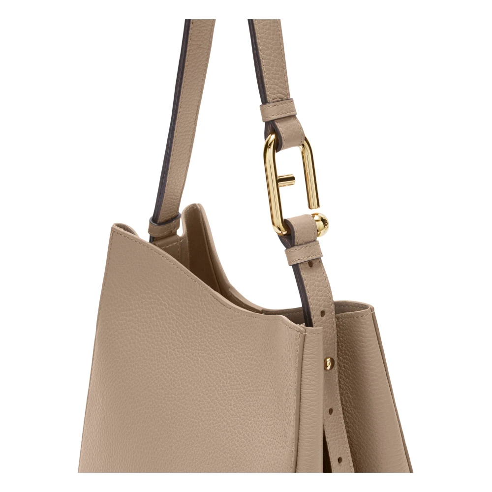 Furla Nuvola Bucket Tas S Gray Dames
