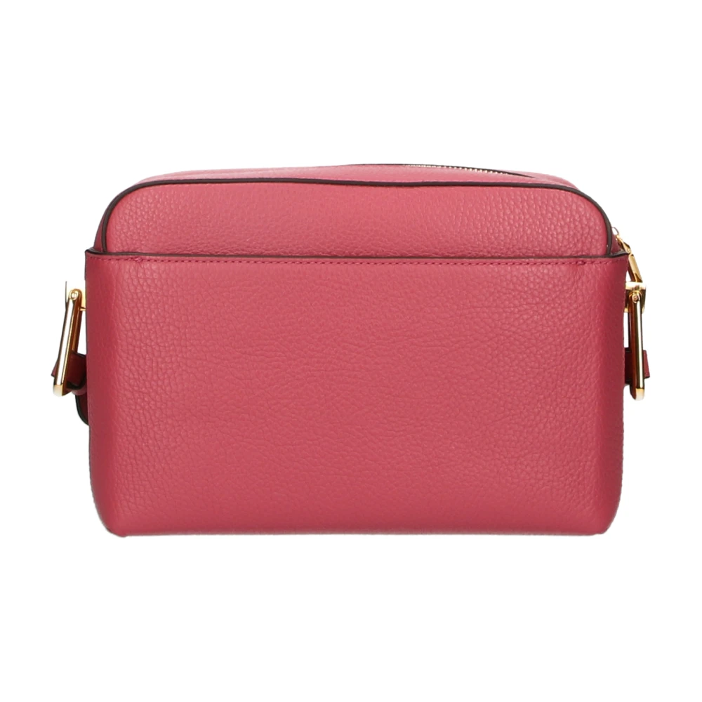 Coccinelle Roze schoudertas met unieke sluiting Pink Dames