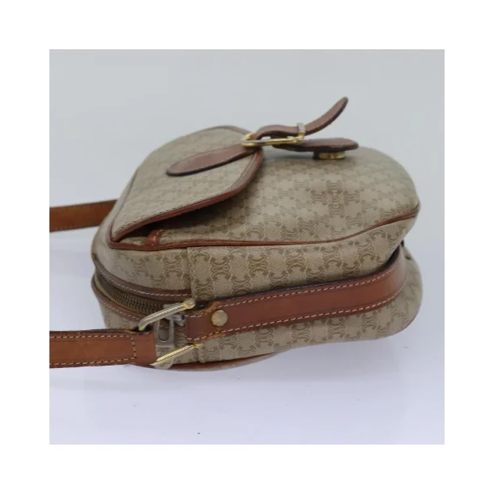 Celine Vintage Pre-owned Canvas celine-bags Beige Dames