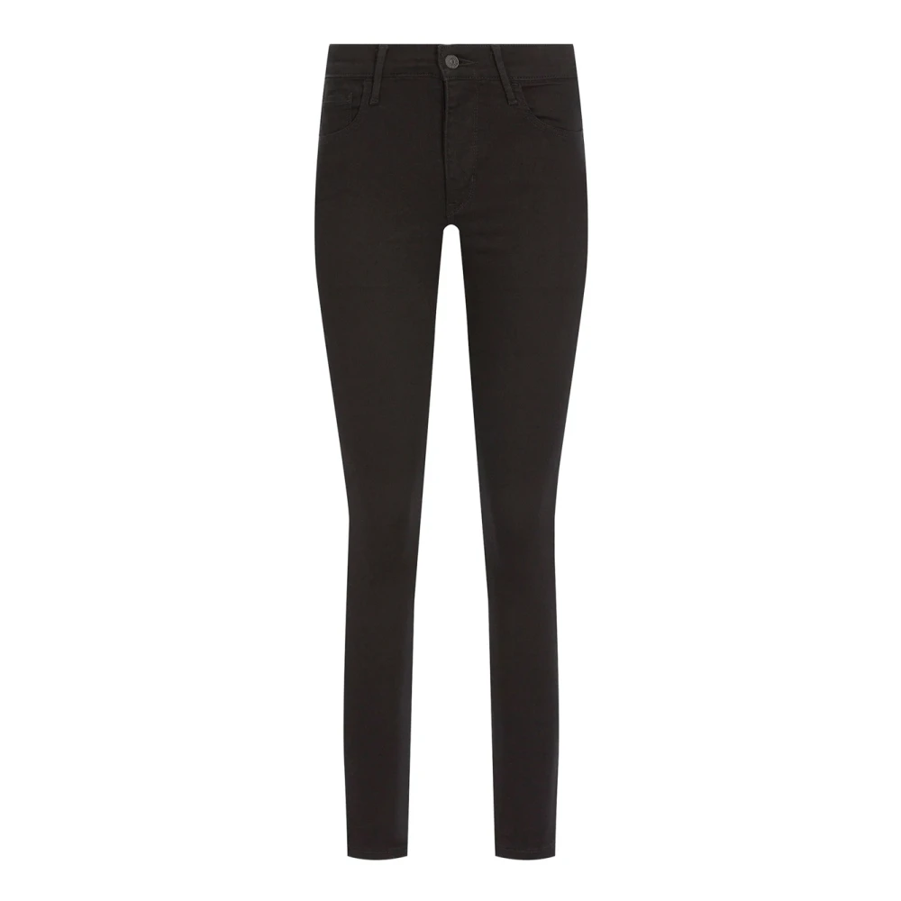 Levi's Svarta Skinny Jeans Bomullsblandning Black, Dam