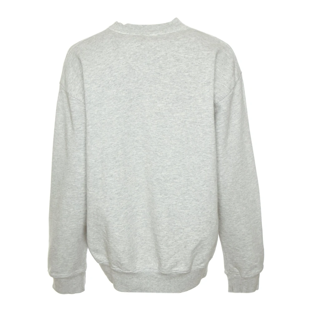 Sporty & Rich Finish Line Crewneck Sweatshirt Gray Heren