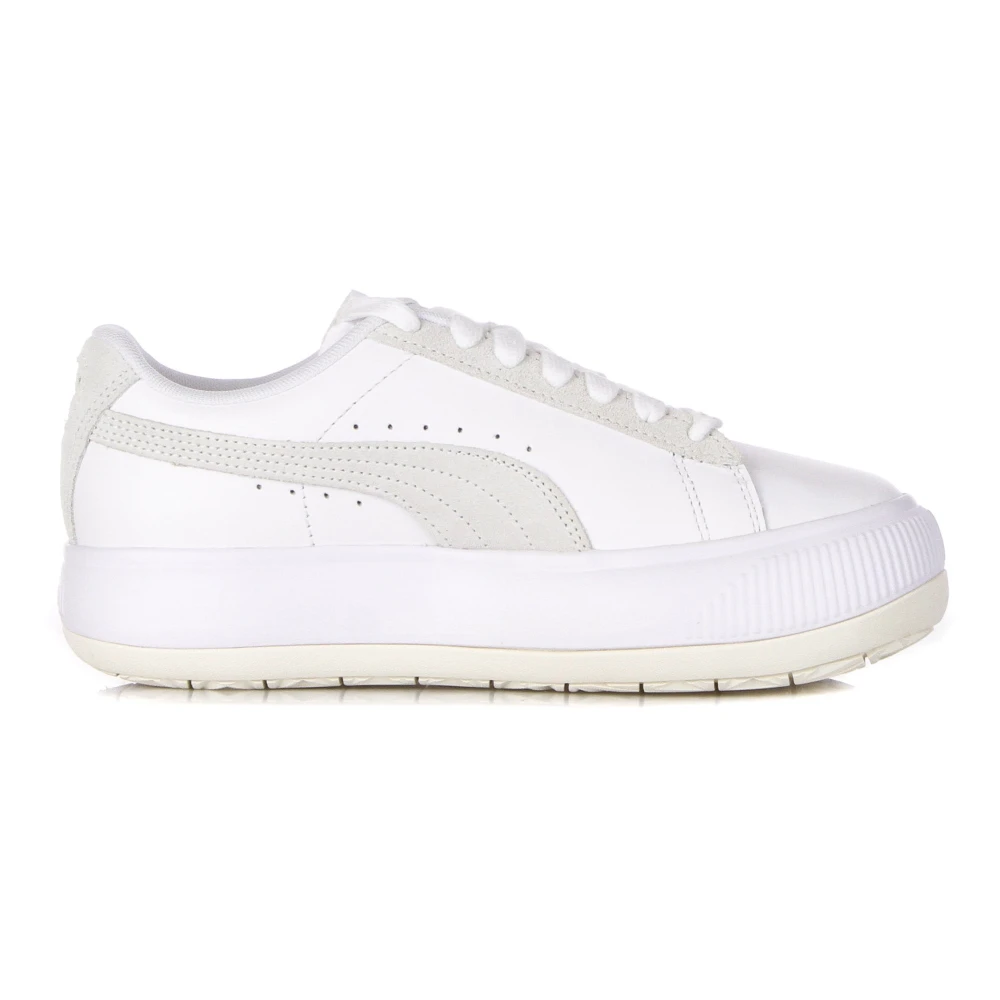 Puma Women's White Suede Low Shoe Mayu Mix - Sneakers - 7 Uk - Shoes