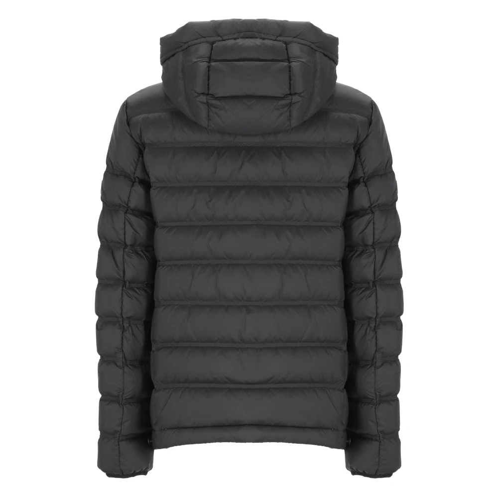Peuterey Gewatteerd donsjack met capuchon Black Heren