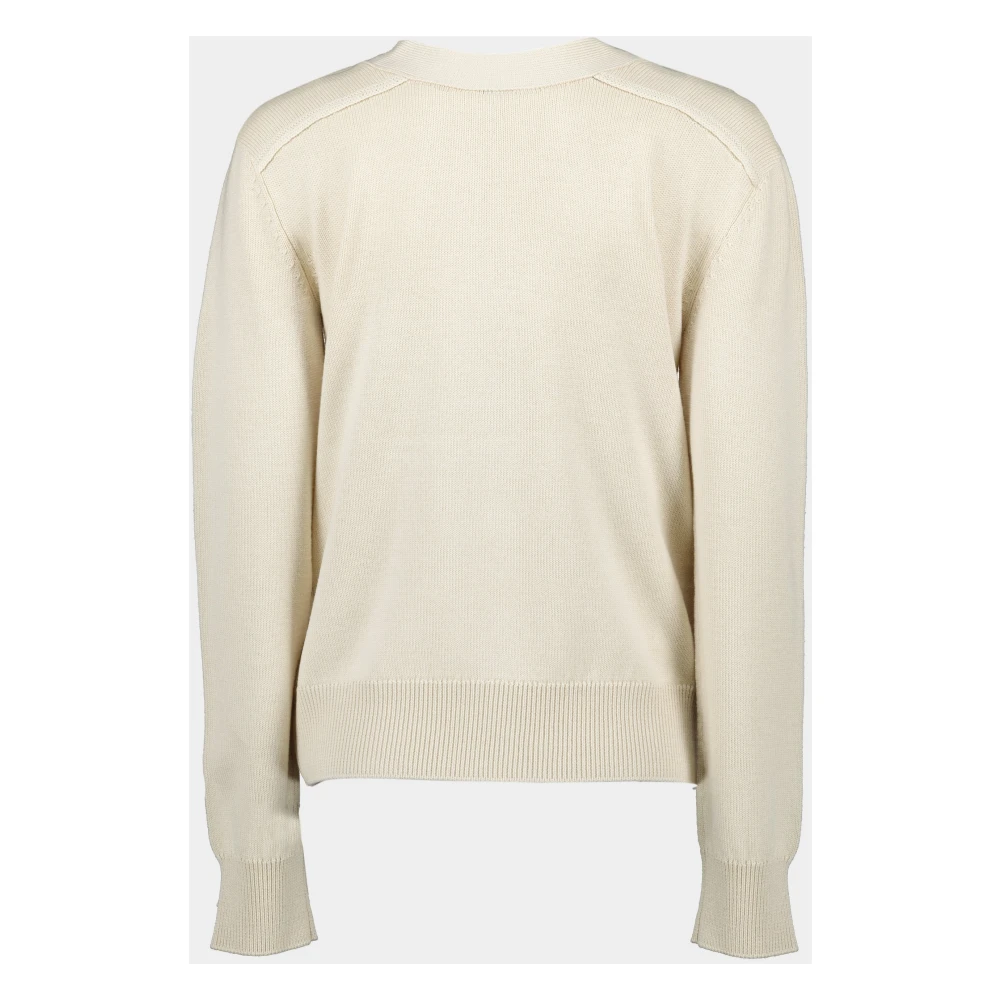 Burberry Beige Cavalier Wol Vest Beige Dames
