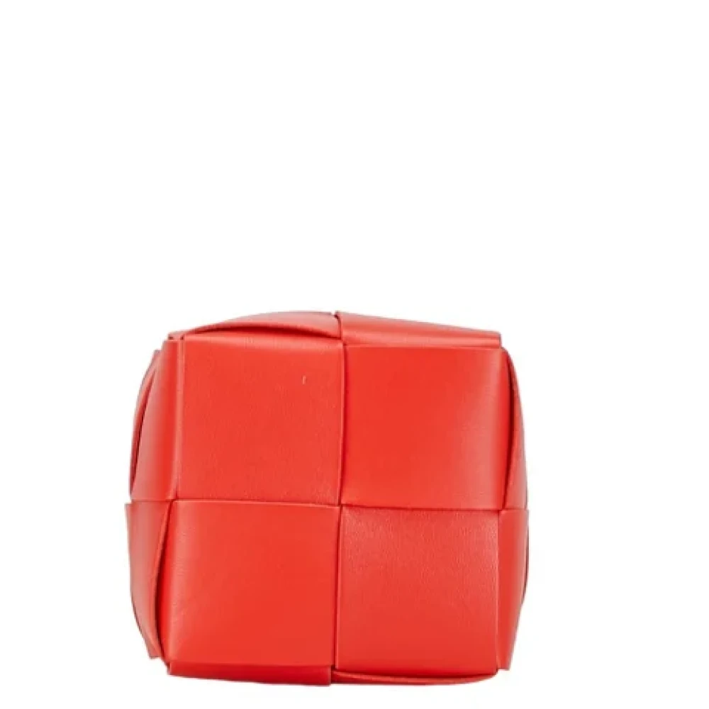 Bottega Veneta Vintage Pre-owned Leather handbags Red Dames