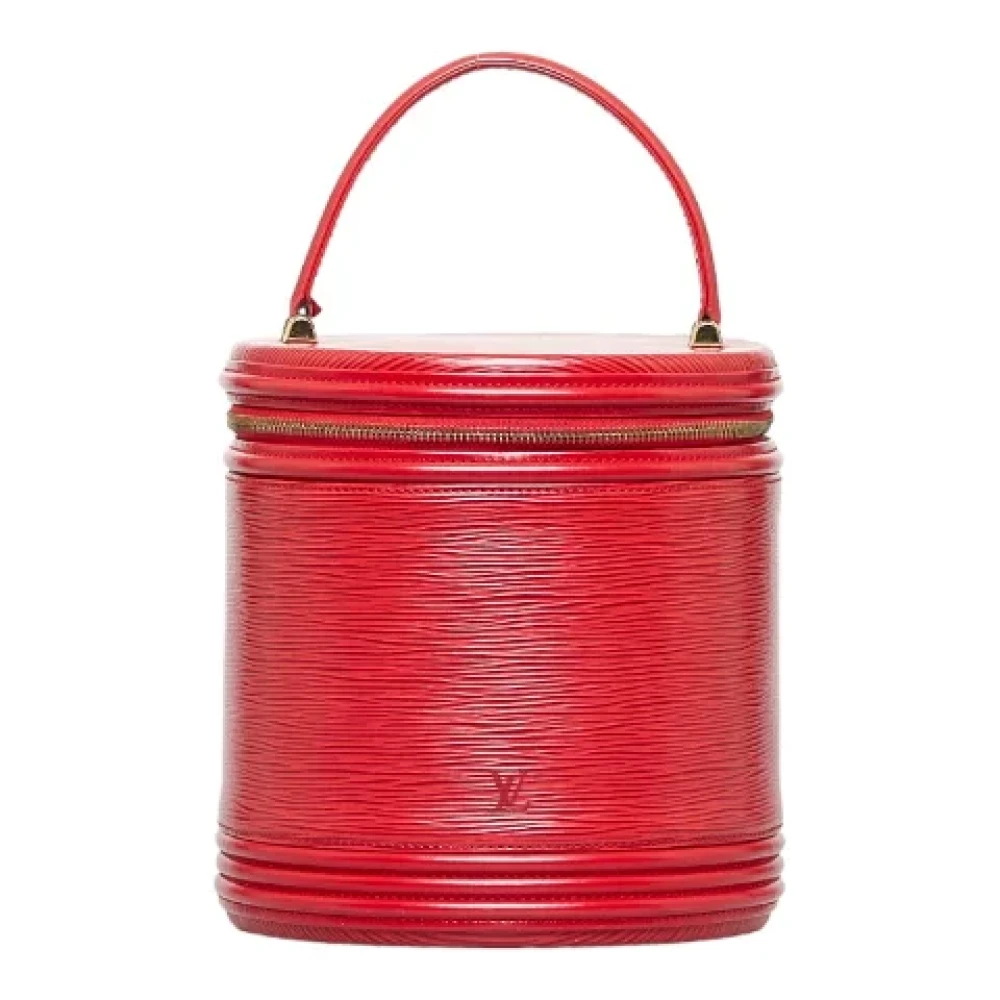 Louis Vuitton Vintage Pre-owned Leather handbags Red Dames