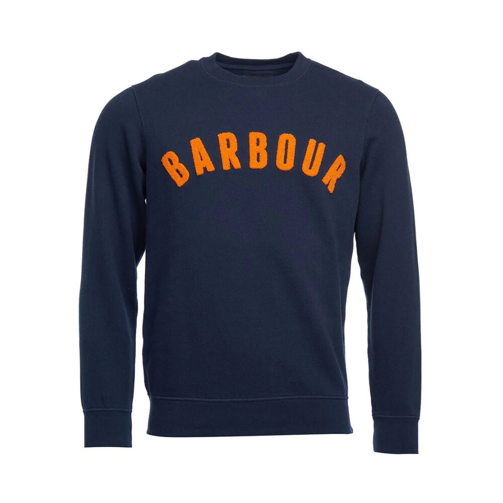 NWT Barbour outlet Sporting sweater, crewneck in Navy