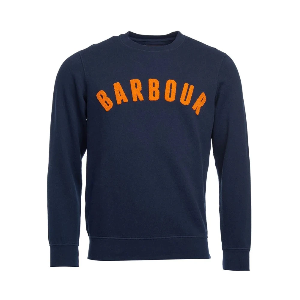 Barbour Moderne Preppy Katoenen Trui Blue Heren