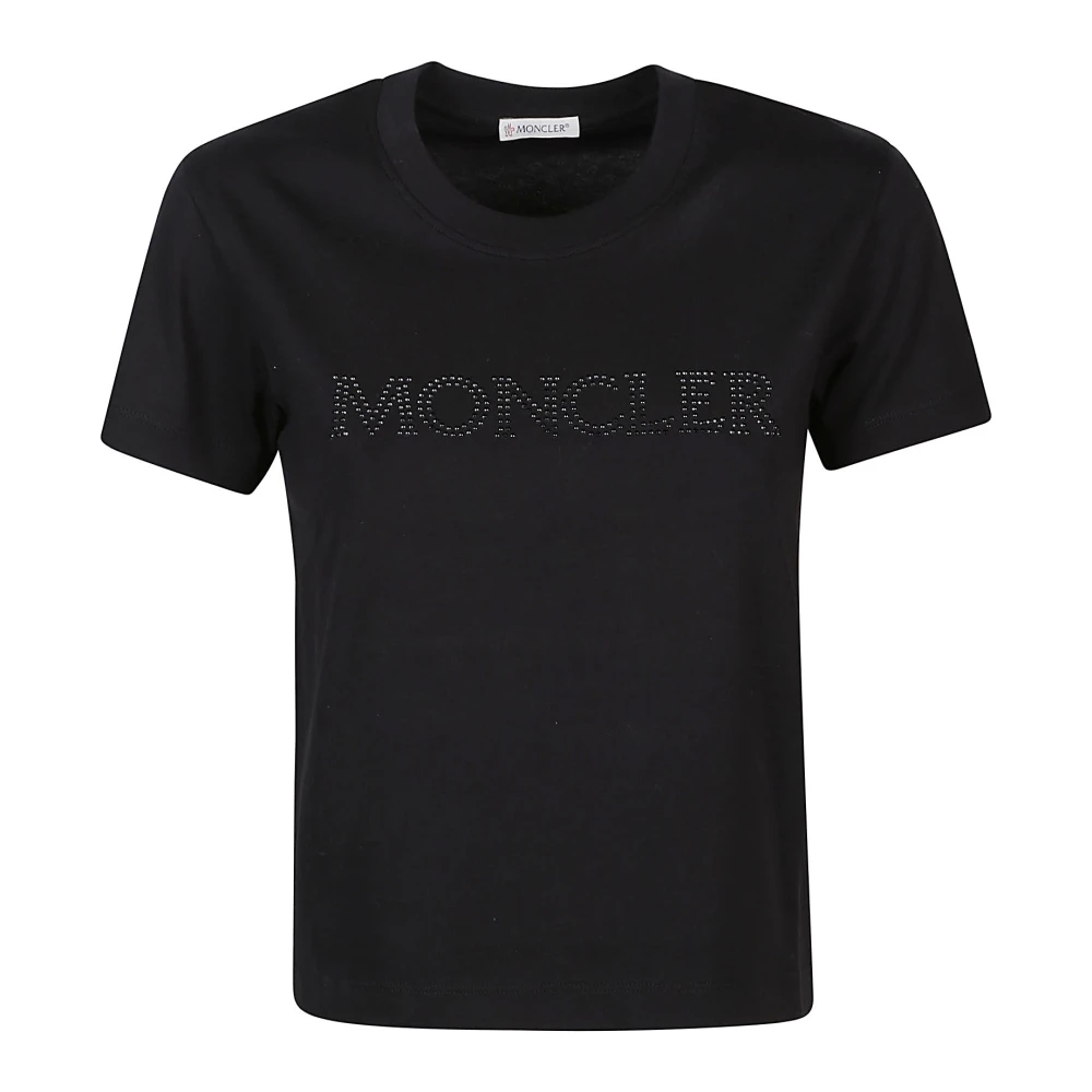 Moncler Zwart T-Shirt Black Dames