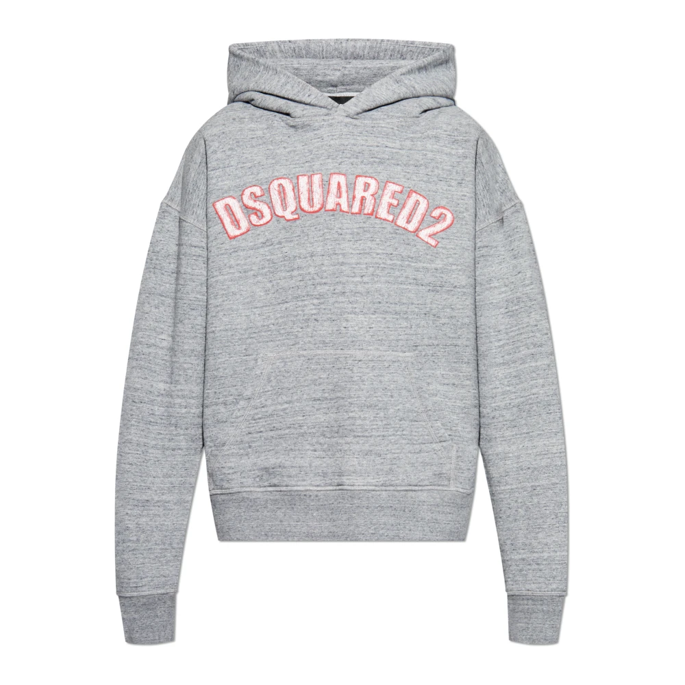 Dsquared2 Hoodie Gray Heren