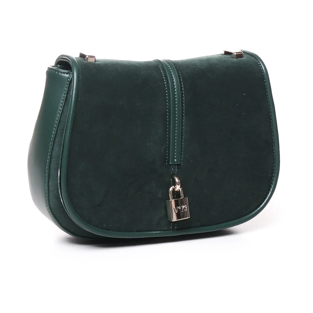 V73 Groene Schoudertas met Hangslot Green Dames