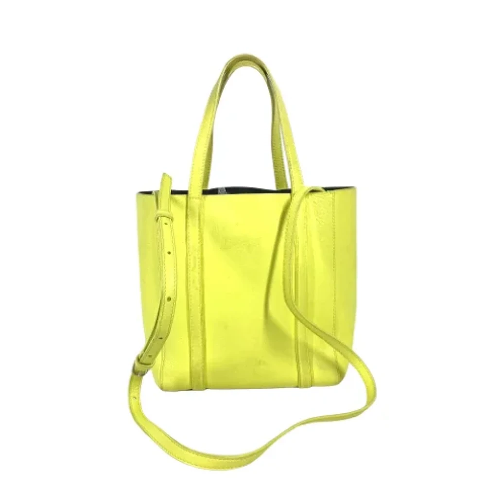Balenciaga Vintage Pre-owned Leather balenciaga-bags Yellow Dames