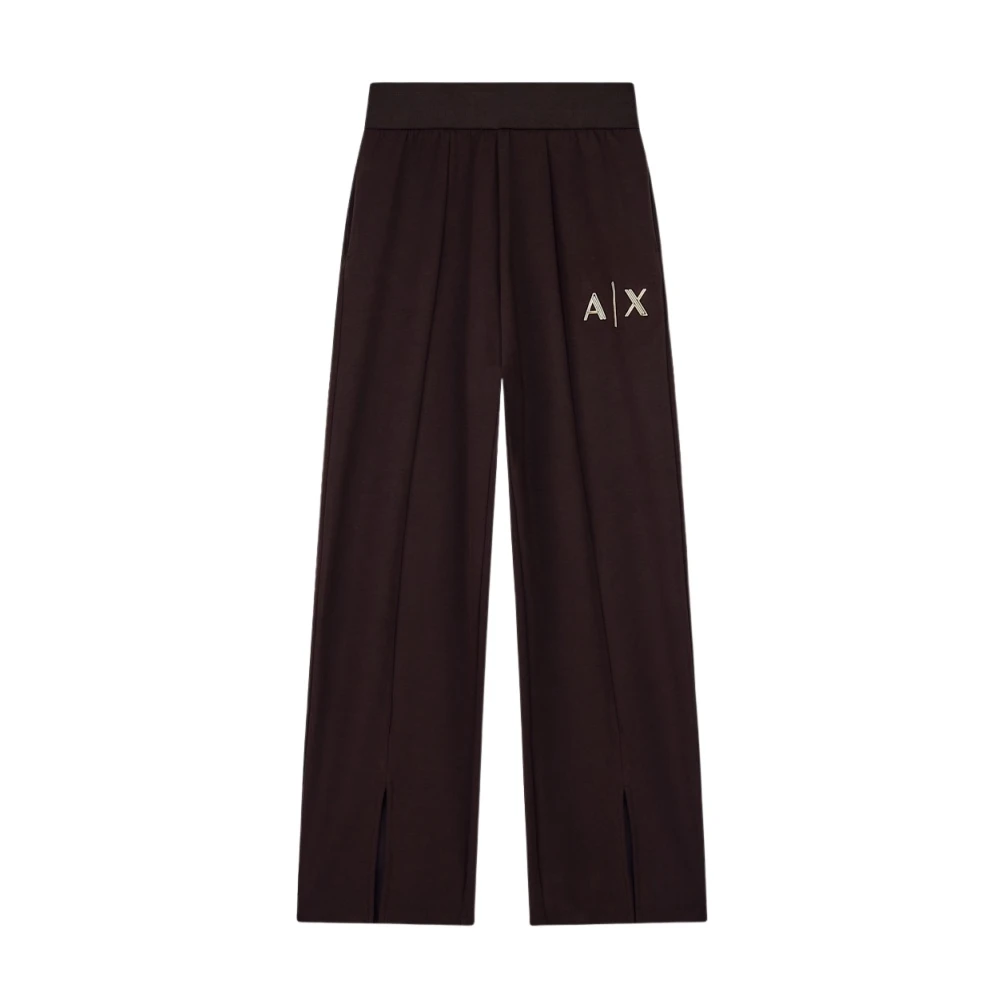 Armani Exchange Wide Trousers - Female - Wide Trousers - Black - M - Trousers - Image 3