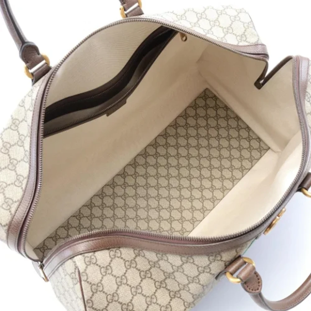 Gucci Vintage Pre-owned Leather gucci-bags Beige Dames