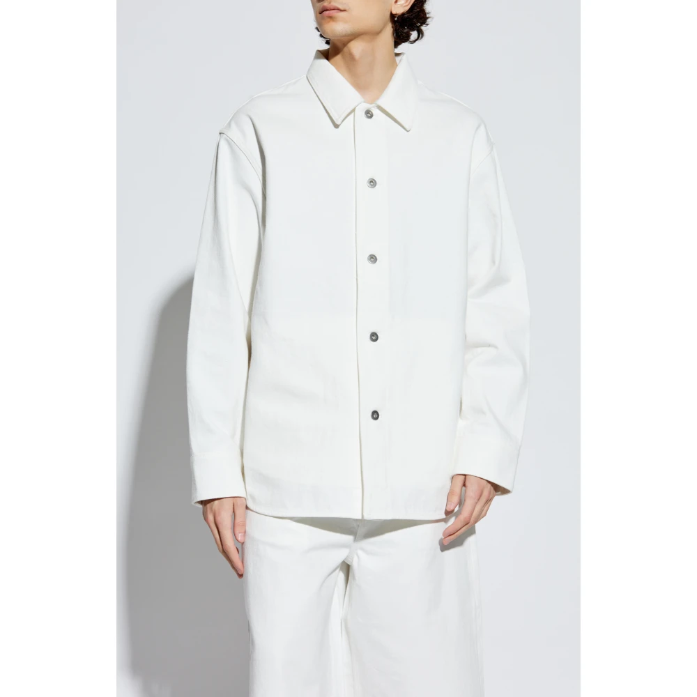 Jil Sander Denim jas White Heren