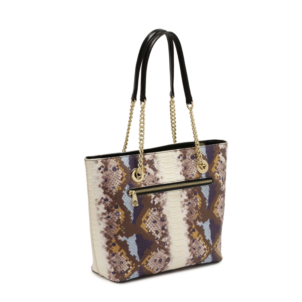 Kazar Kleurrijke schoudertas in slangenpatroon Multicolor Dames
