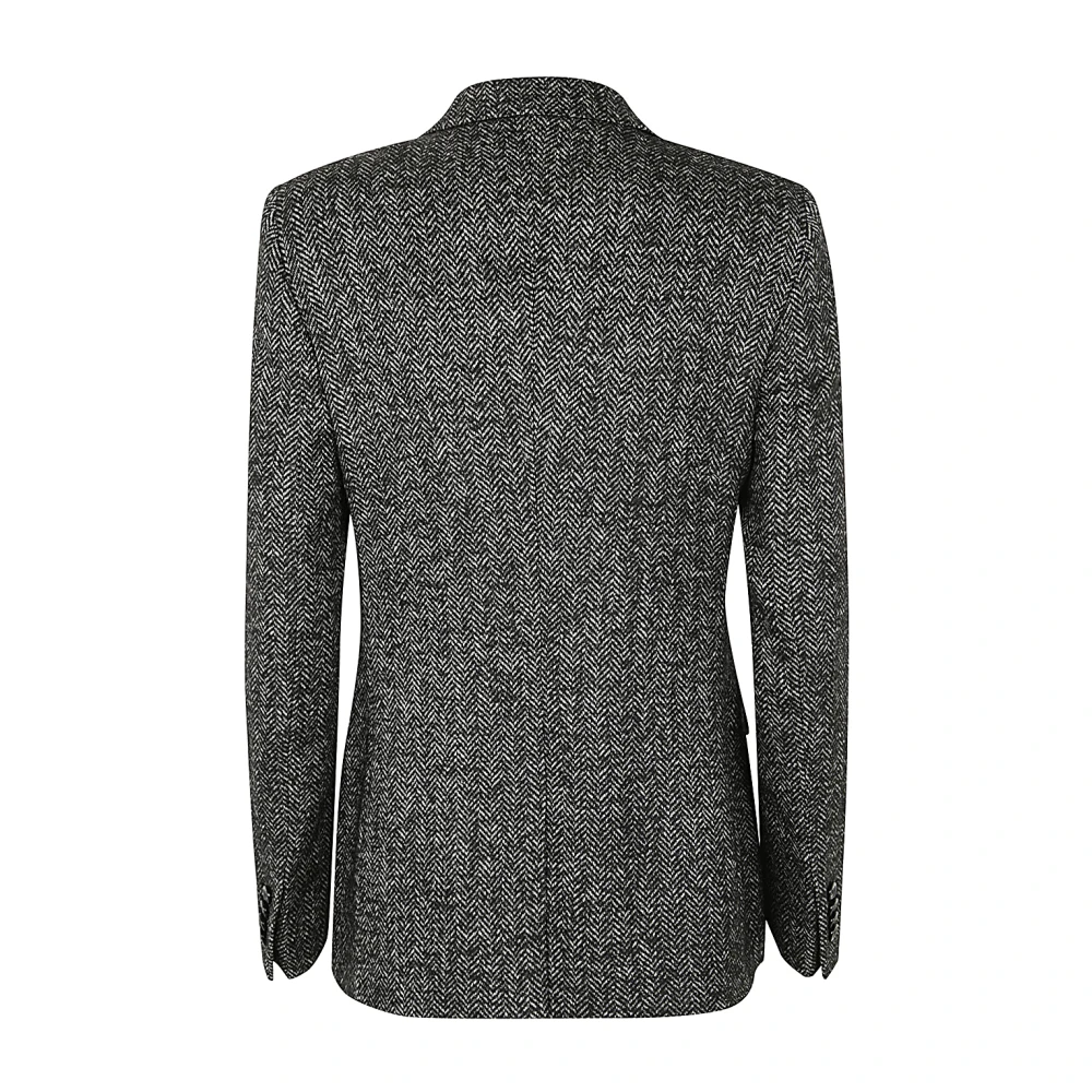 Tagliatore Zwart Wit Vrouw Jas Gray Dames