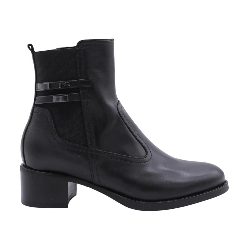 Nerogiardini Women's Black Drago Ankle Boots - Heeled Boots - 3 Uk - Shoes