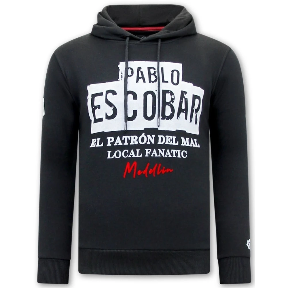 Local Fanatic Herr Hoodie Pablo Escobar Black, Herr