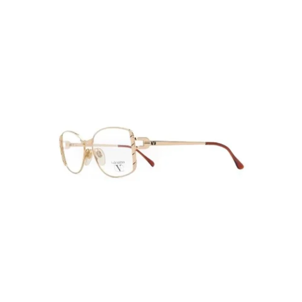 Valentino Vintage Pre-owned Metal sunglasses Yellow Dames