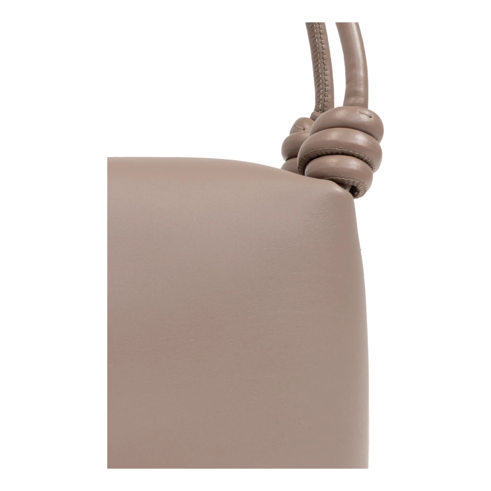 Jil Sander Schoudertas Giro Klein Brown Dames
