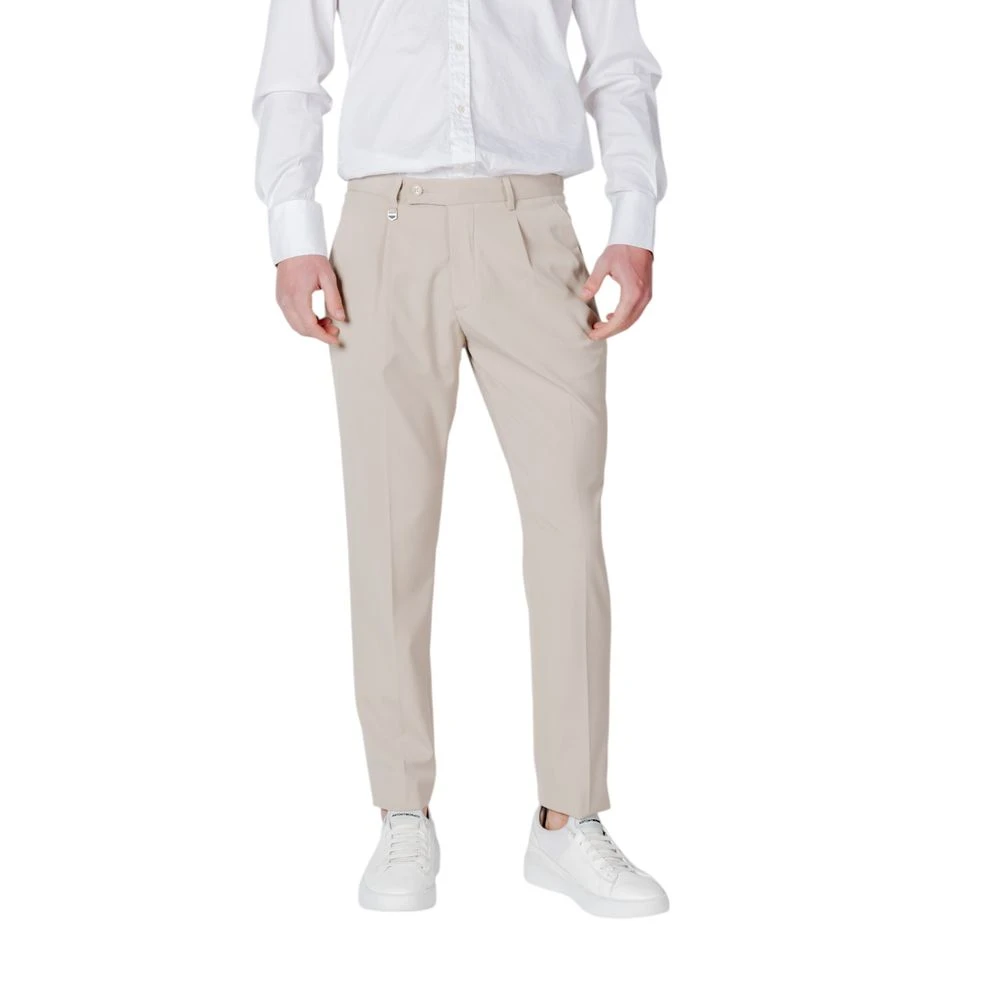 Antony Morato Men's Beige Luis Regular Fit Trousers - Suit Trousers - 2XL- Trousers