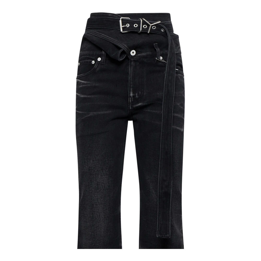 Y Project Stijlvolle Denim Jeans Black Dames