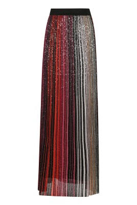 jupe-longue-a-rayures-avec-paillettes-et-details-plisses
