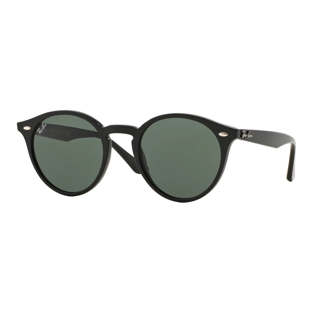 Ray-Ban Unisex Black Sunglasses, 49 Mm, Classic Green Lens Sunglasses