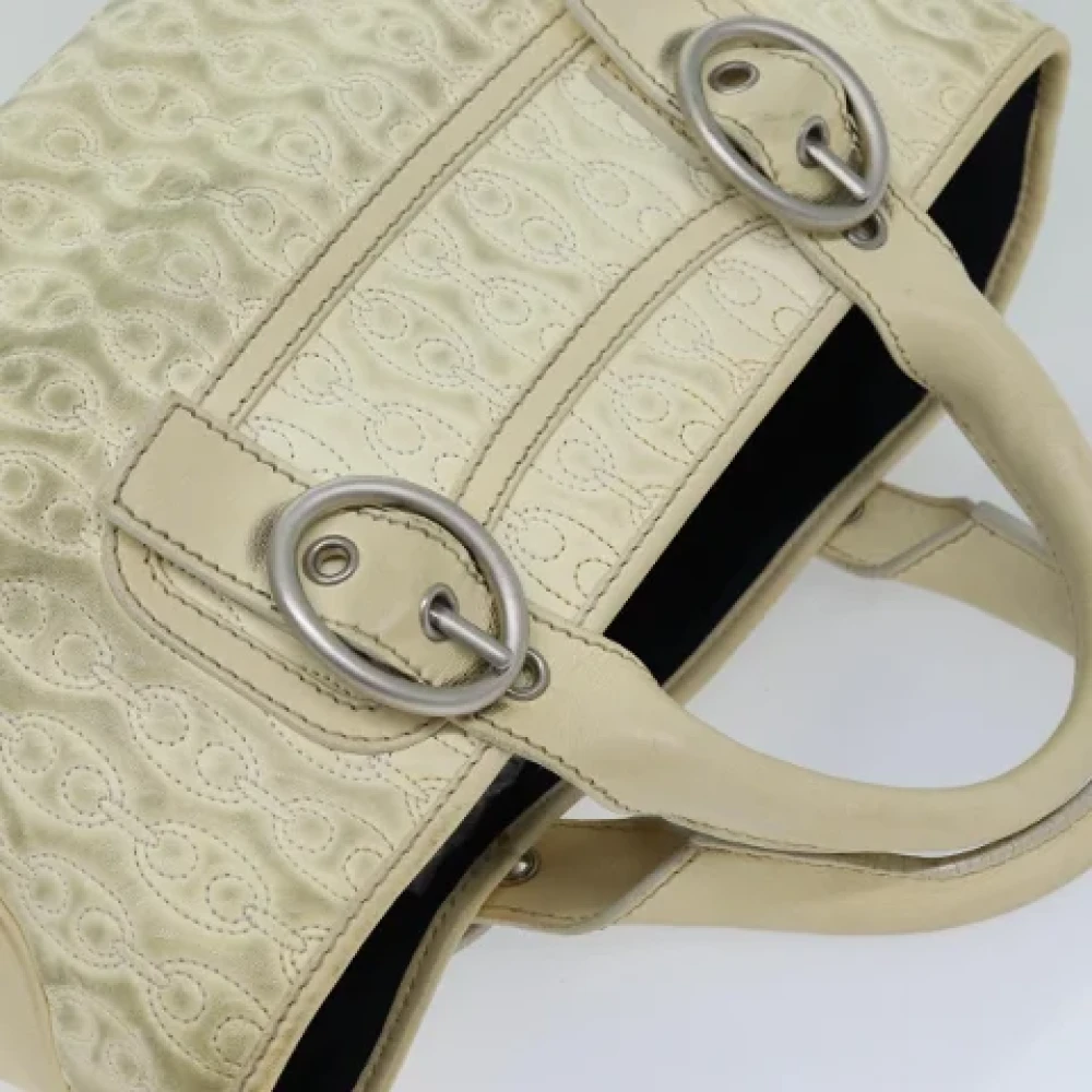 Celine Vintage Pre-owned Leather totes White Dames