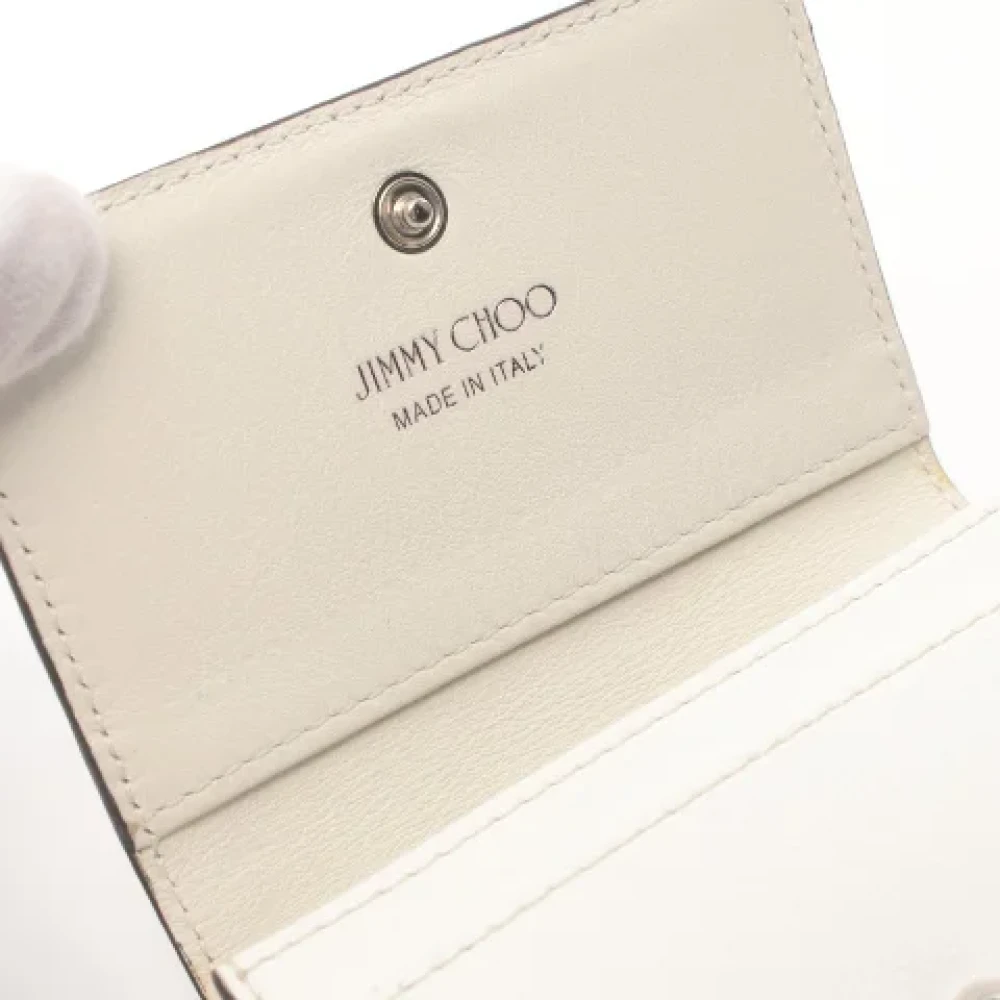 Jimmy Choo Pre-owned Leather wallets White Dames